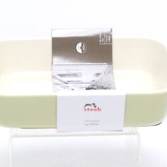 Staub Rectangular Gratin 2.5QT Baking Dish- Light Green - Picture 1 of 7